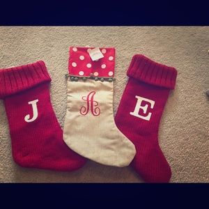 Christmas stockings new.  Selling for $5 each